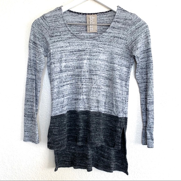 Dolan Left Coast Anthro Space Dye Long Sleeve Top - Picture 3 of 13